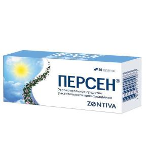 Персен таблетки покрытые плёночной оболочкой №20