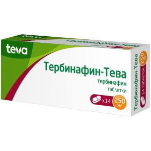 Тербинафин-Тева таблетки 250мг №14