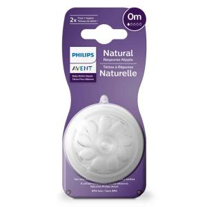 Авент Natural Response SCY961/02 соска силиконовая медленный поток 0мес.+ №2