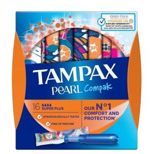 Тампакс Compak pearl super plus тампоны с аппликатором №16