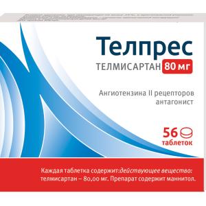 Телпрес таблетки 80мг №56