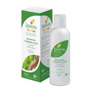 Залагель Интим гель-мыло очищающее для интимной гигиены флакон 200мл