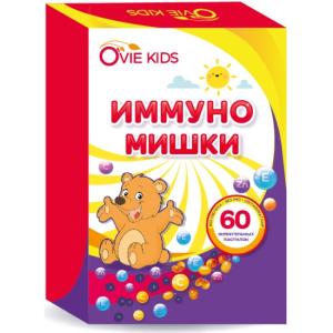 Бэби формула Мишки Иммунитет OVIE пастилки жевательные 2,5г №60 