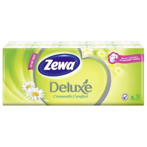 Zewa Deluxe платки носовые с ромашкой №10 