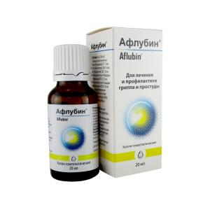 Афлубин капли для приема внутрь гомеопатические 20мл