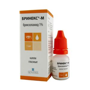 Бринекс-М капли глазные 1% флакон 5мл 