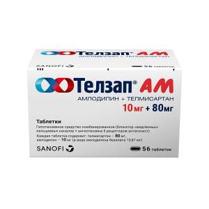 Телзап АМ таблетки 10мг+80мг №56