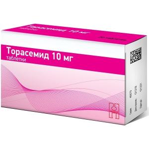 Торасемид таблетки 10мг №30