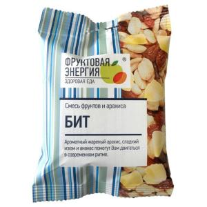 Фруктовая энергия смесь фруктово-арахисовая бит 55г 